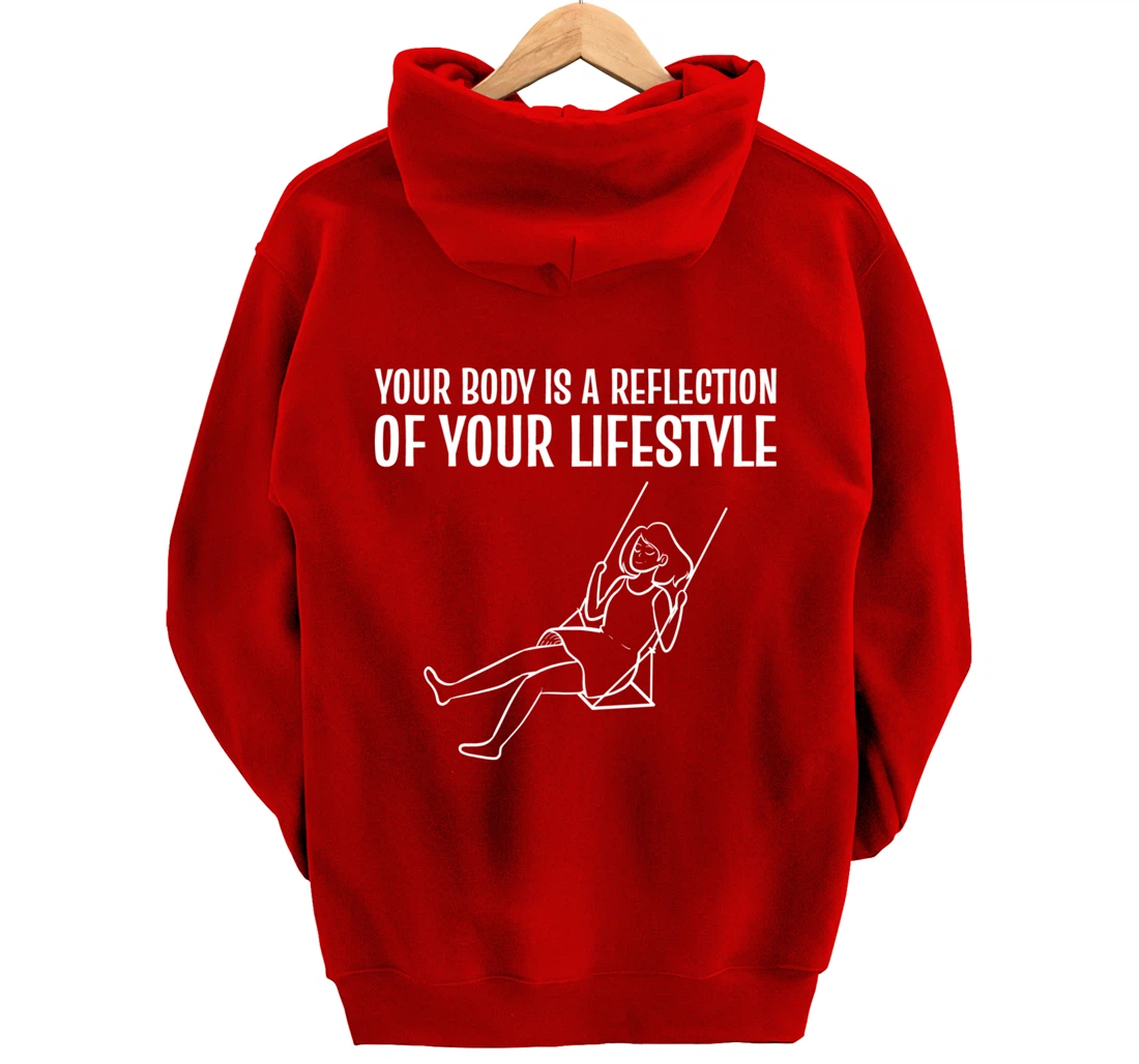 Reflection of lifestyle Happy Person Pullover Hoodie