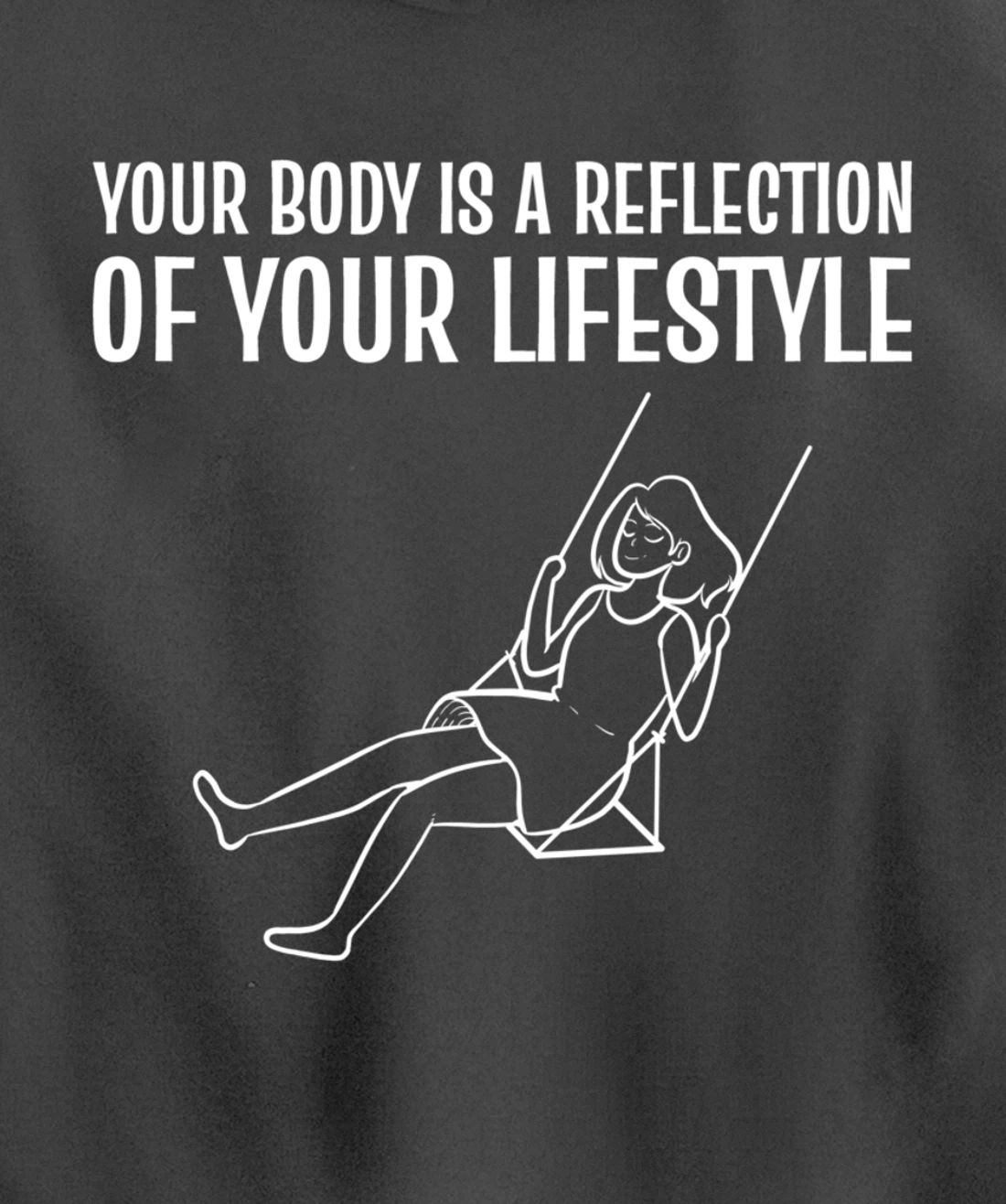 Reflection of lifestyle Happy Person Pullover Hoodie