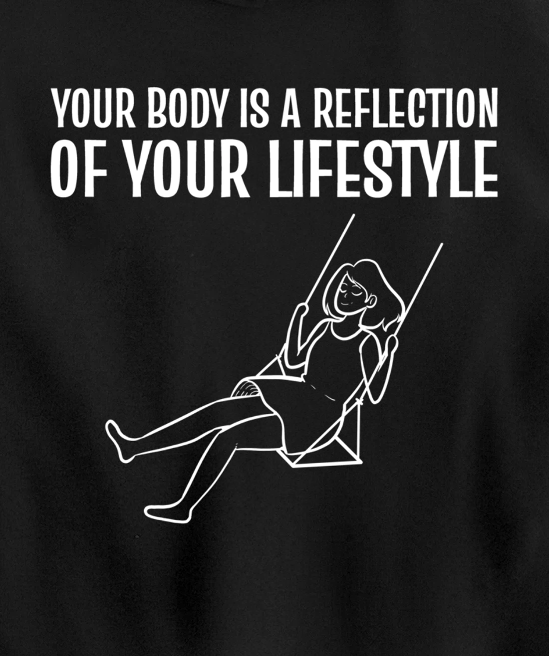 Reflection of lifestyle Happy Person Pullover Hoodie