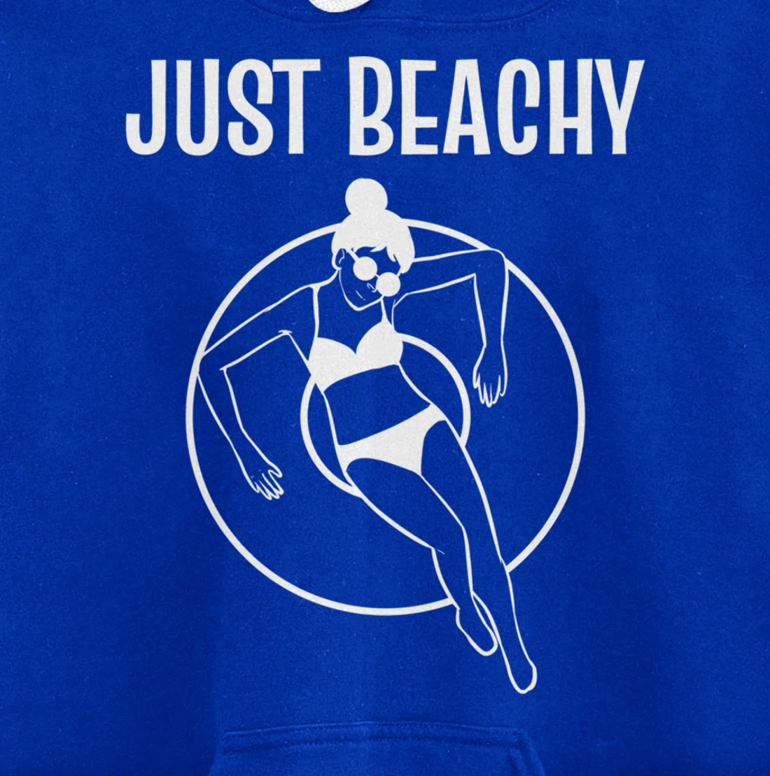 Just Beachy Easy Going Person Pullover Hoodie