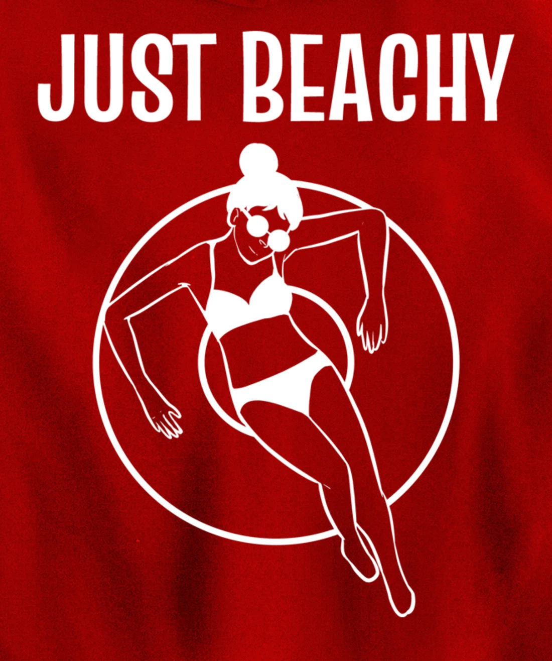 Just Beachy Easy Going Person Pullover Hoodie