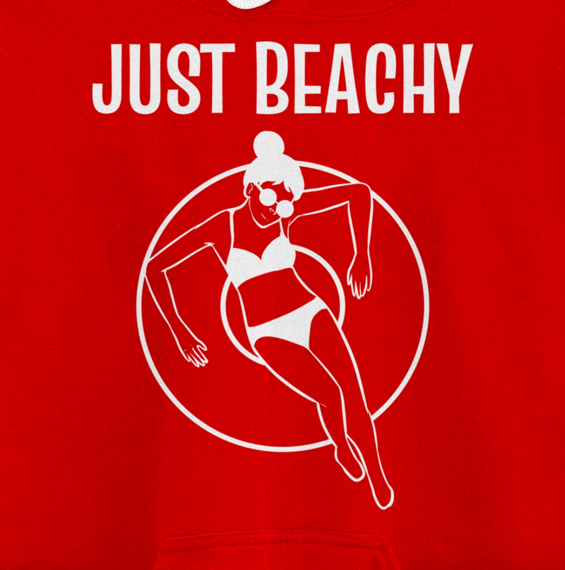 Just Beachy Easy Going Person Pullover Hoodie