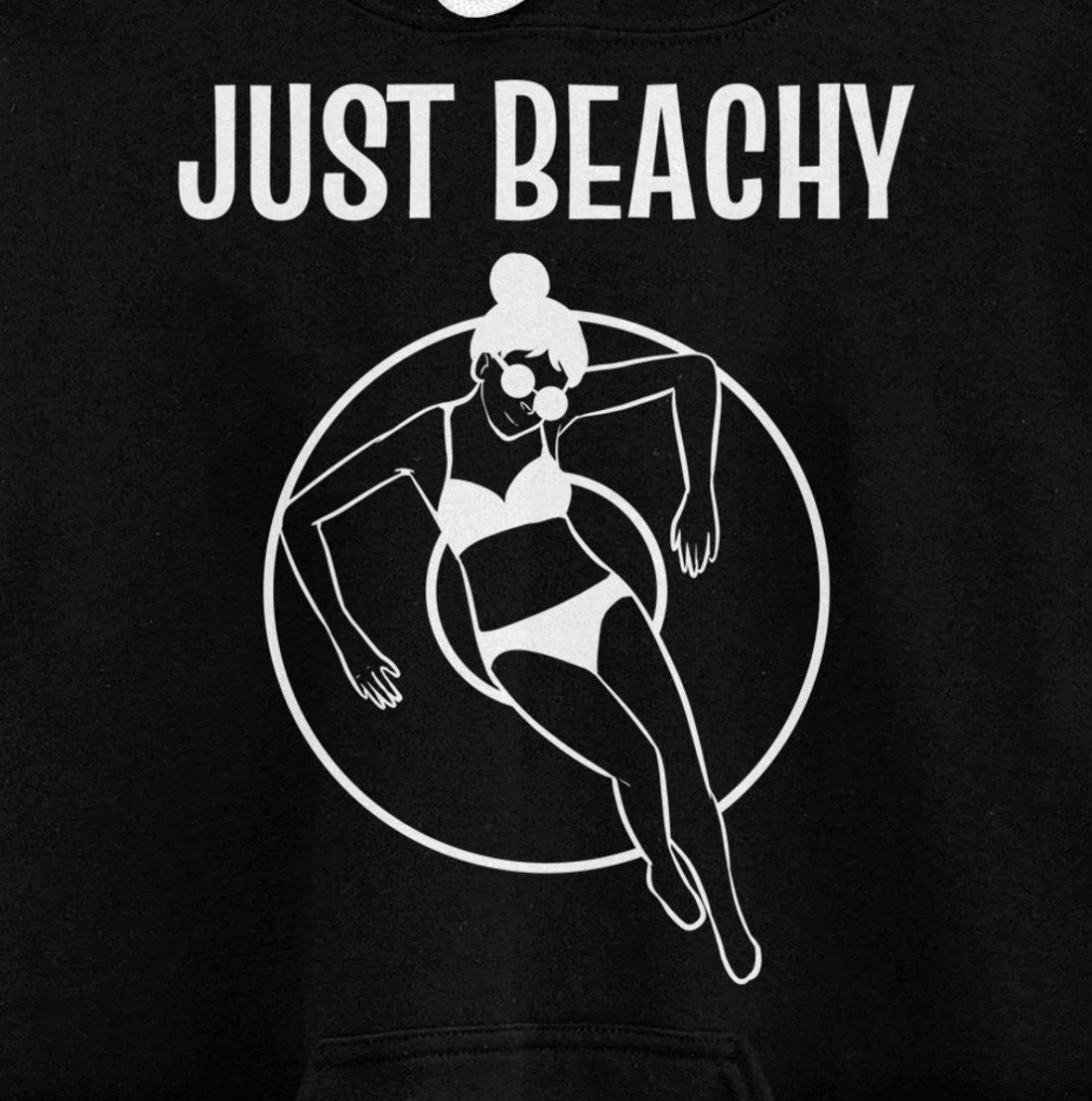 Just Beachy Easy Going Person Pullover Hoodie