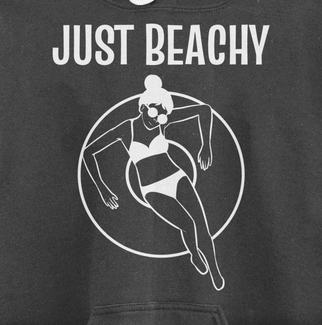 Just Beachy Easy Going Person Pullover Hoodie