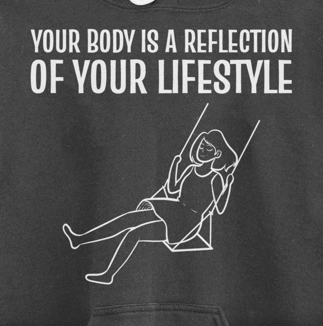 Reflection of lifestyle Happy Person Pullover Hoodie