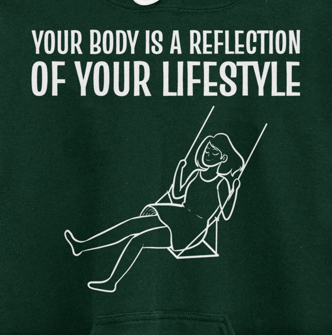 Reflection of lifestyle Happy Person Pullover Hoodie