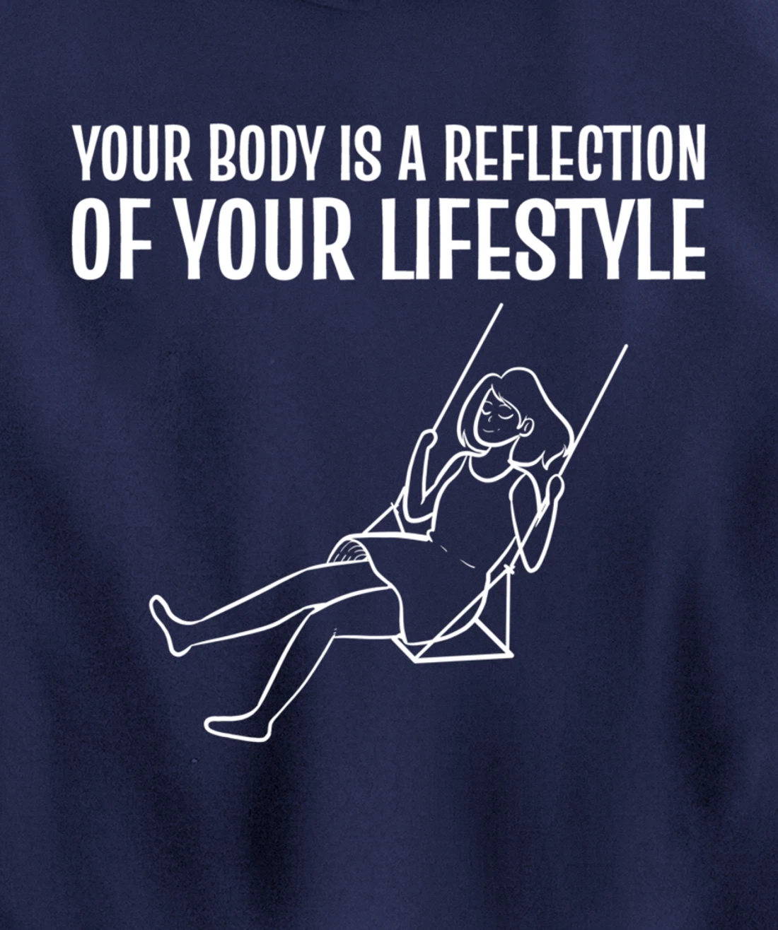 Reflection of lifestyle Happy Person Pullover Hoodie