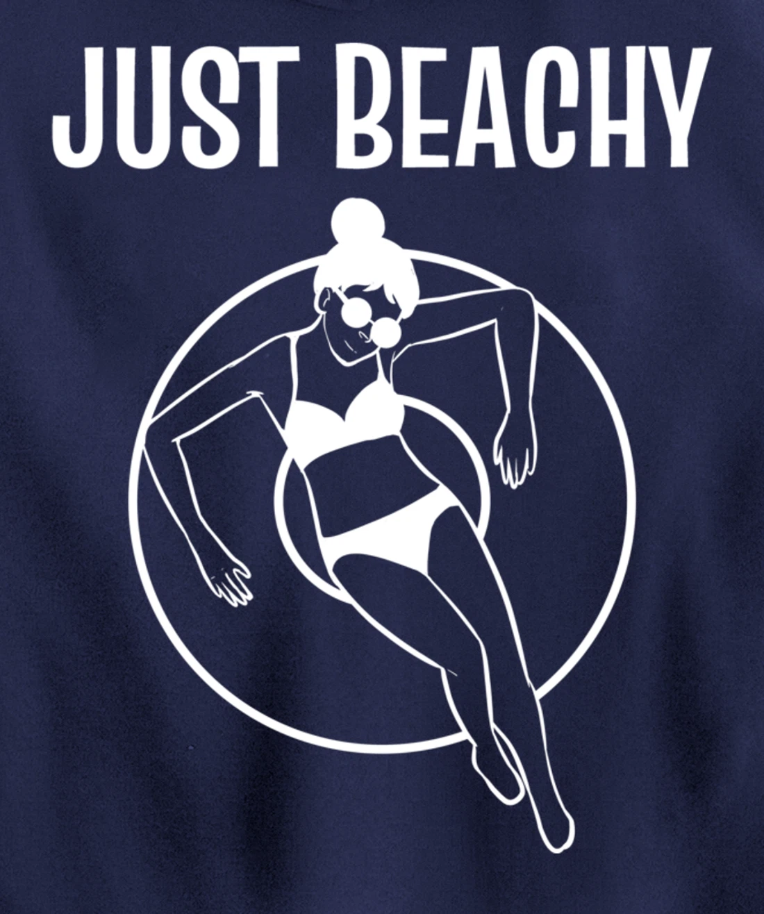 Just Beachy Easy Going Person Pullover Hoodie