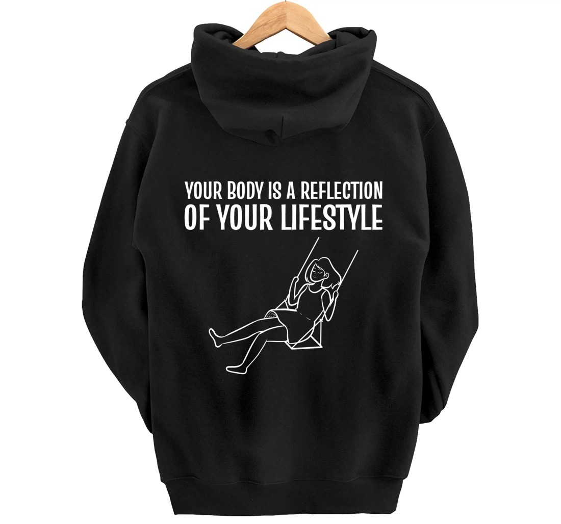 Reflection of lifestyle Happy Person Pullover Hoodie