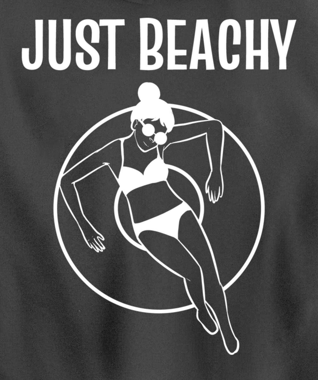 Just Beachy Easy Going Person Pullover Hoodie