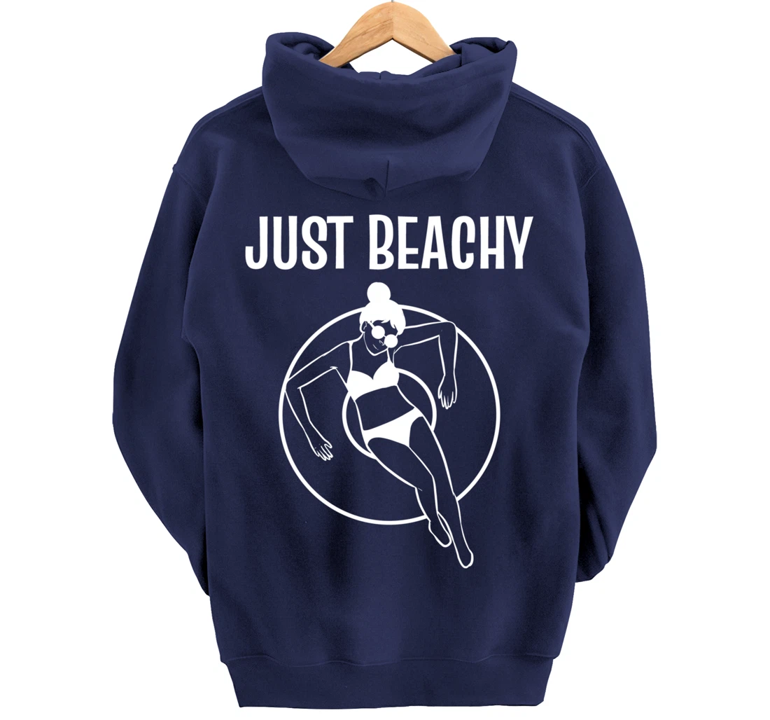 Just Beachy Easy Going Person Pullover Hoodie