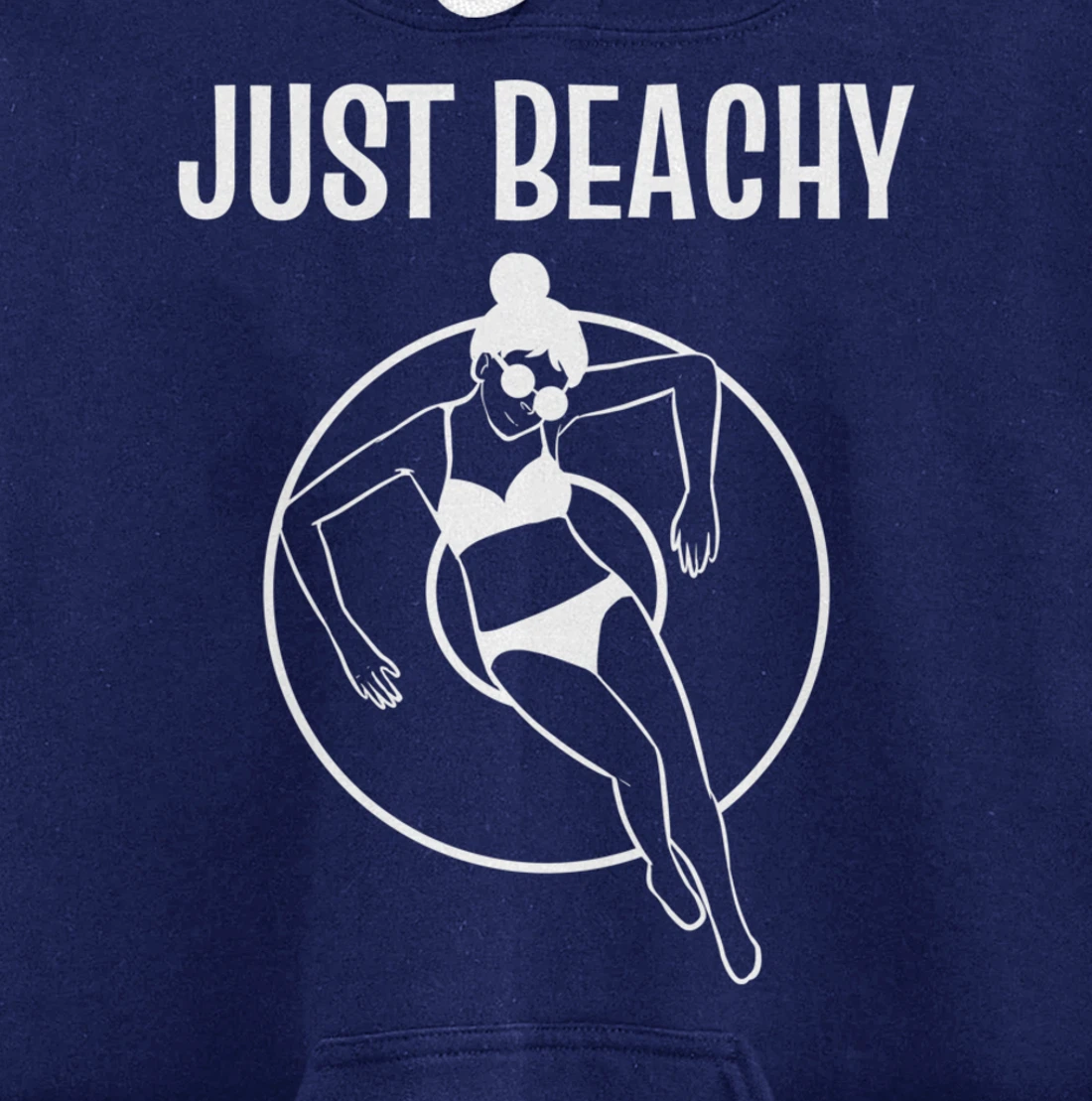 Just Beachy Easy Going Person Pullover Hoodie