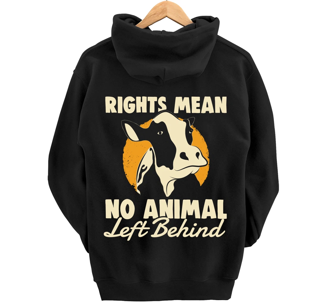 Support Animal Liberation Rights Vegan Activism Rescue Pets Pullover Hoodie