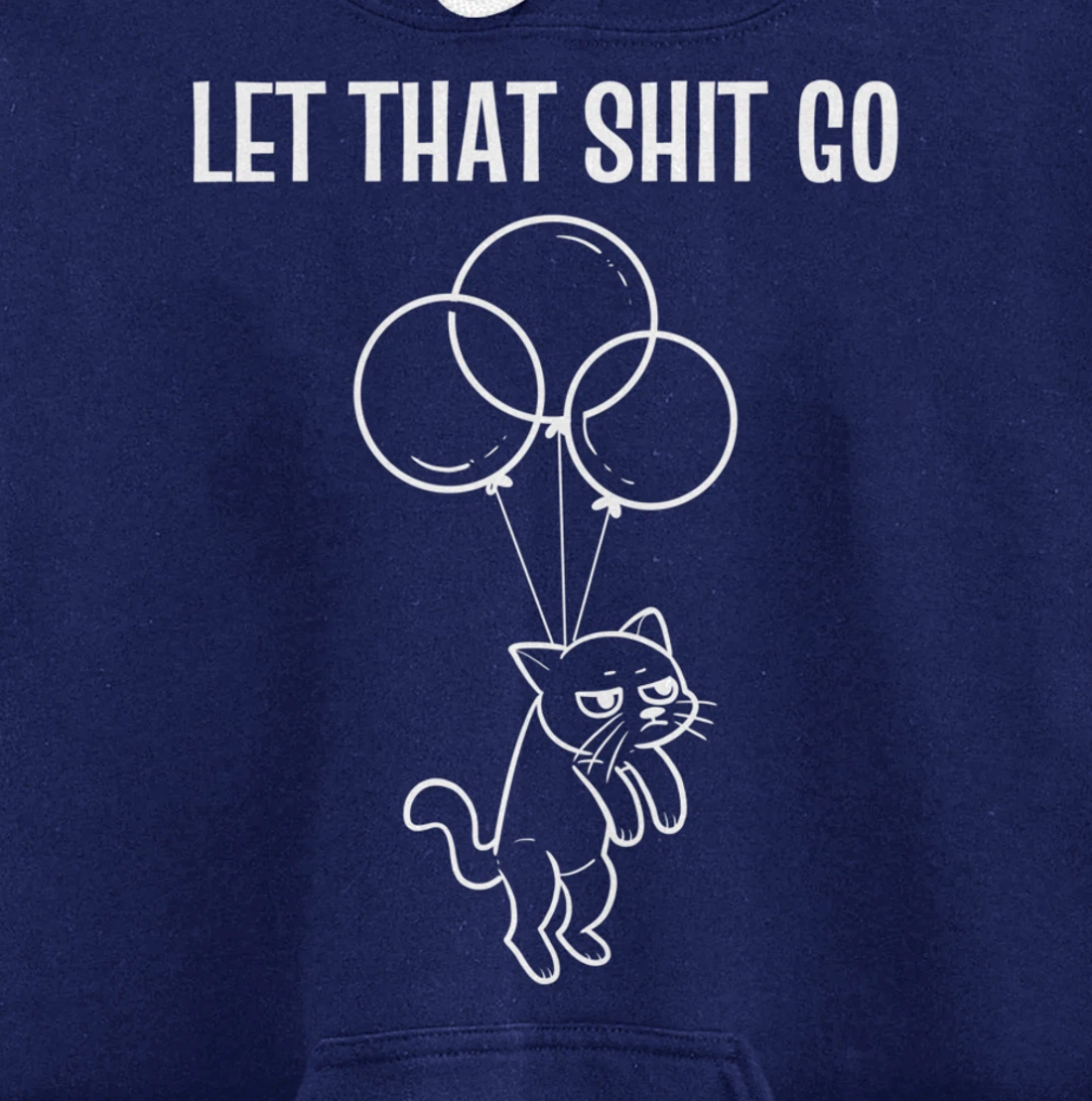 Let That Go Tidy Person Pullover Hoodie