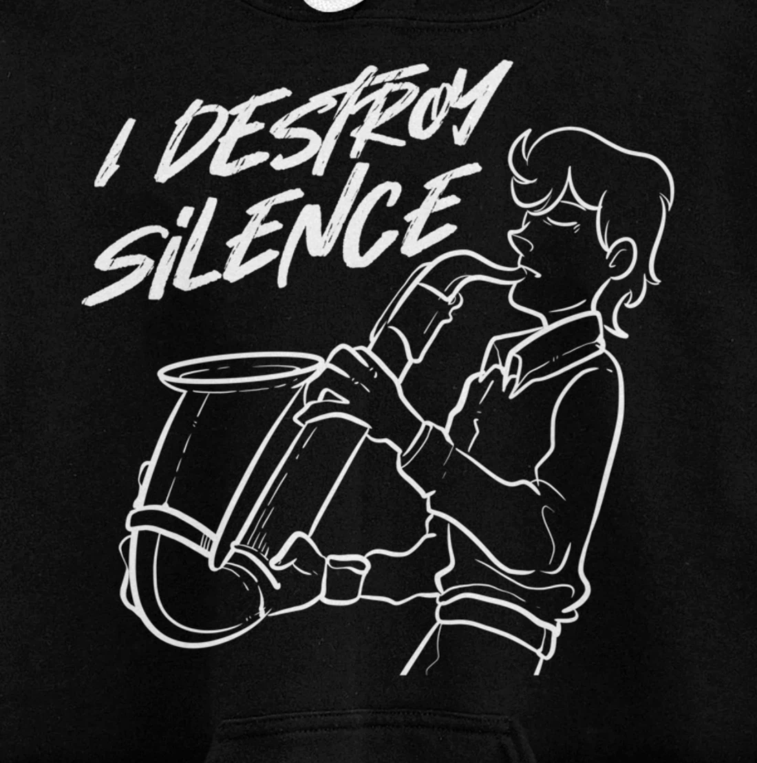 Destroy silence Band Member Pullover Hoodie