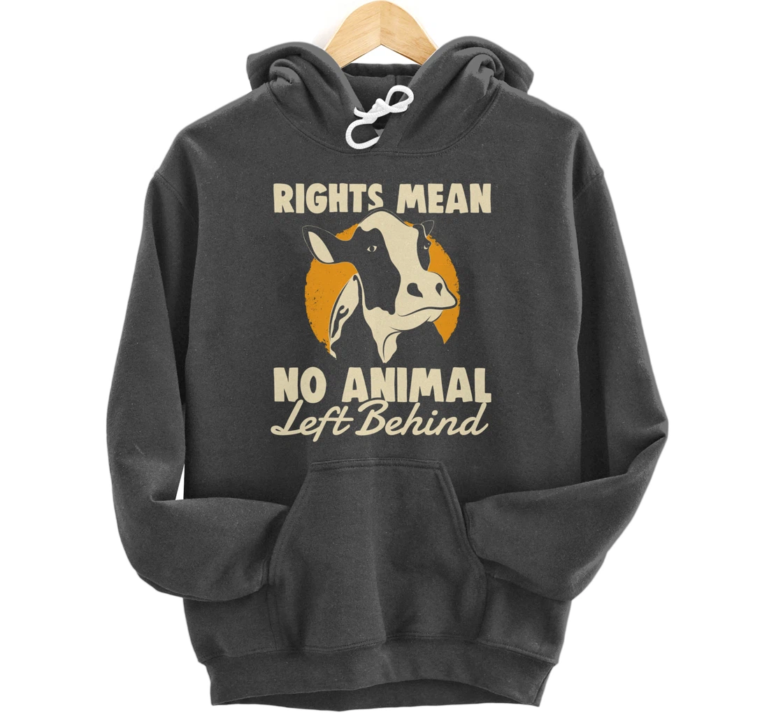 Support Animal Liberation Rights Vegan Activism Rescue Pets Pullover Hoodie