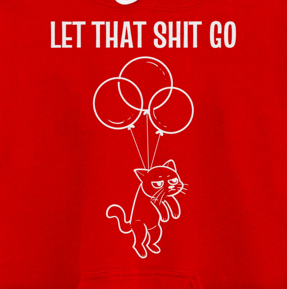 Let That Go Tidy Person Pullover Hoodie