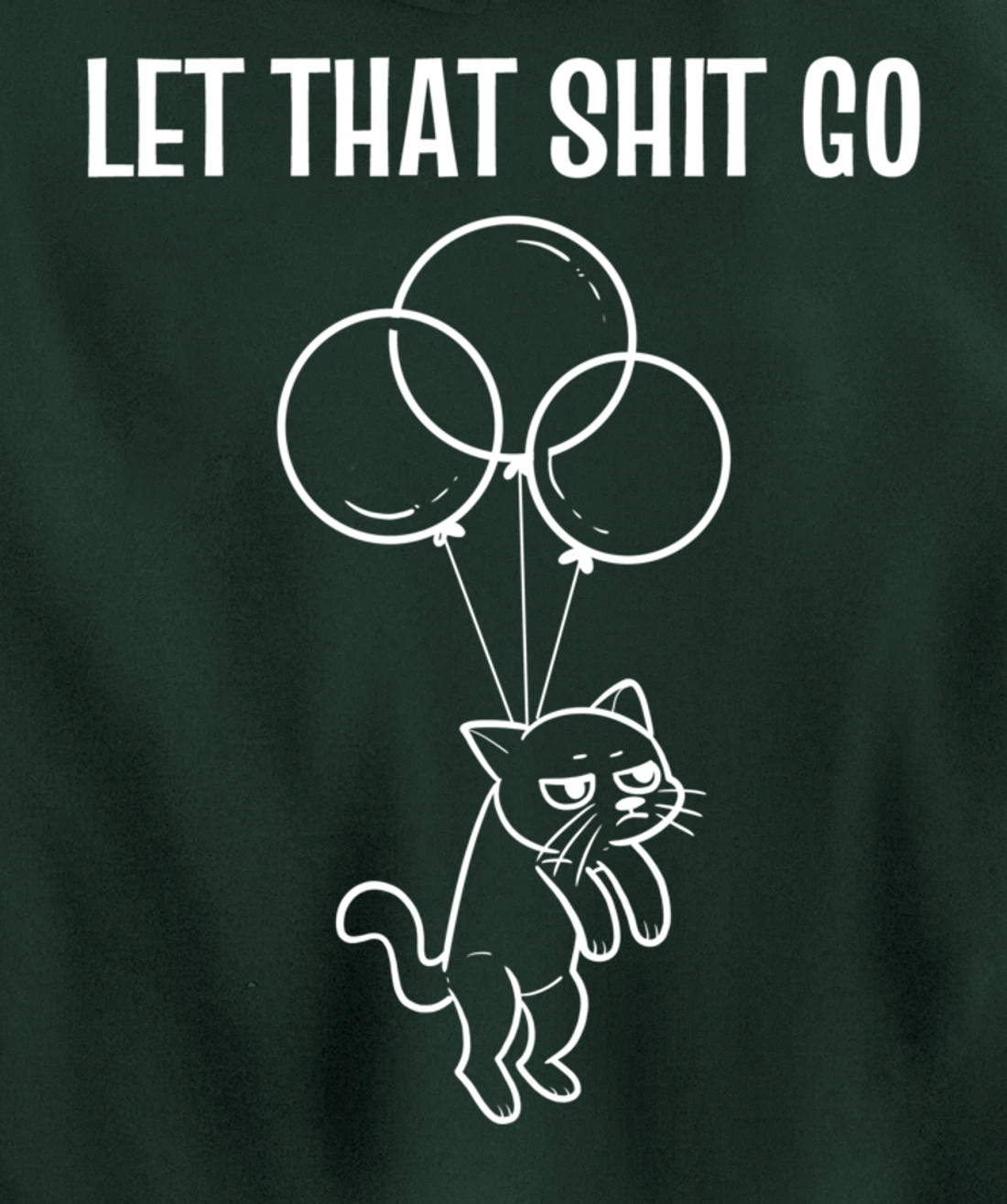 Let That Go Tidy Person Pullover Hoodie