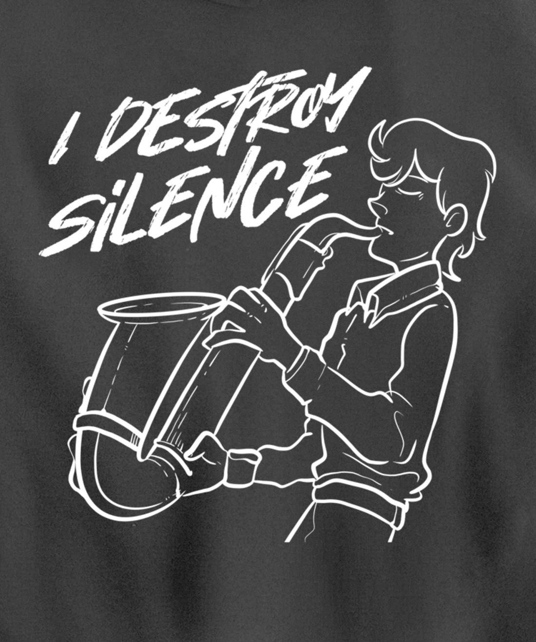 Destroy silence Band Member Pullover Hoodie