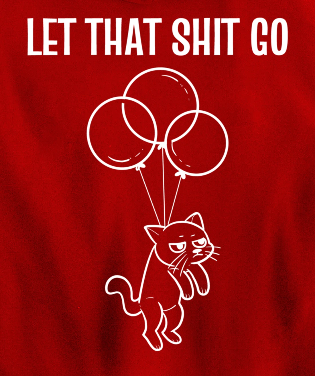 Let That Go Tidy Person Pullover Hoodie