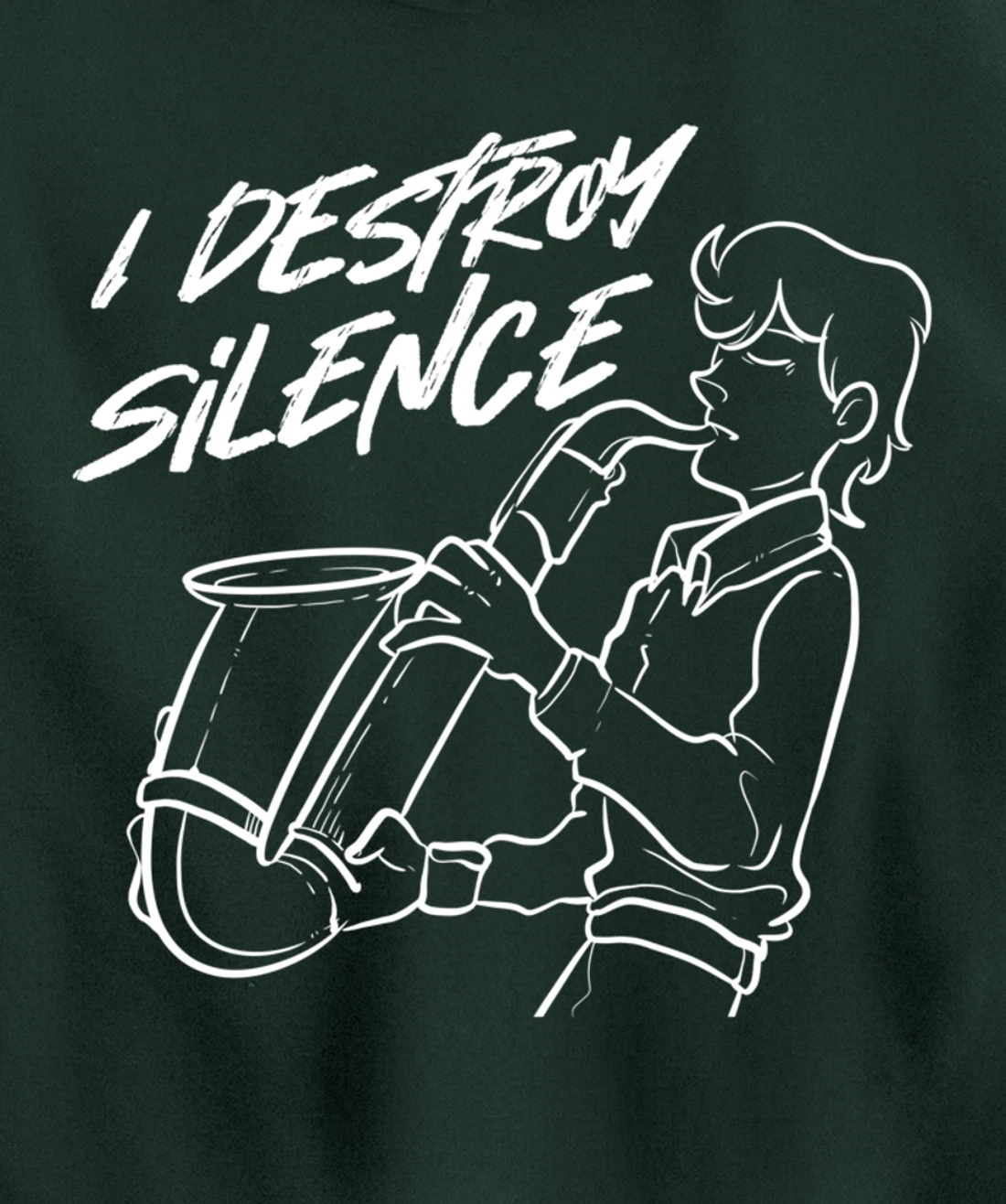 Destroy silence Band Member Pullover Hoodie