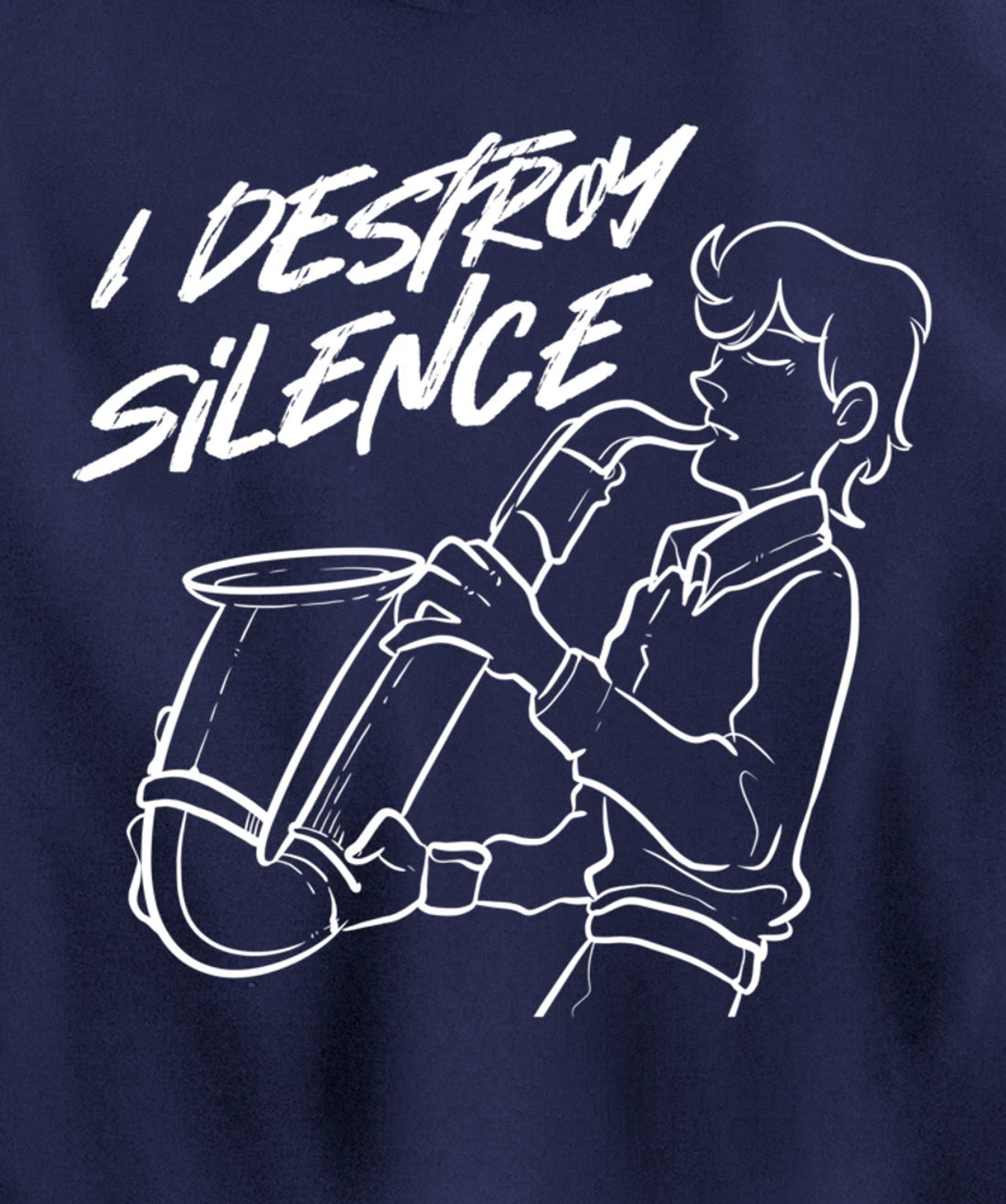 Destroy silence Band Member Pullover Hoodie