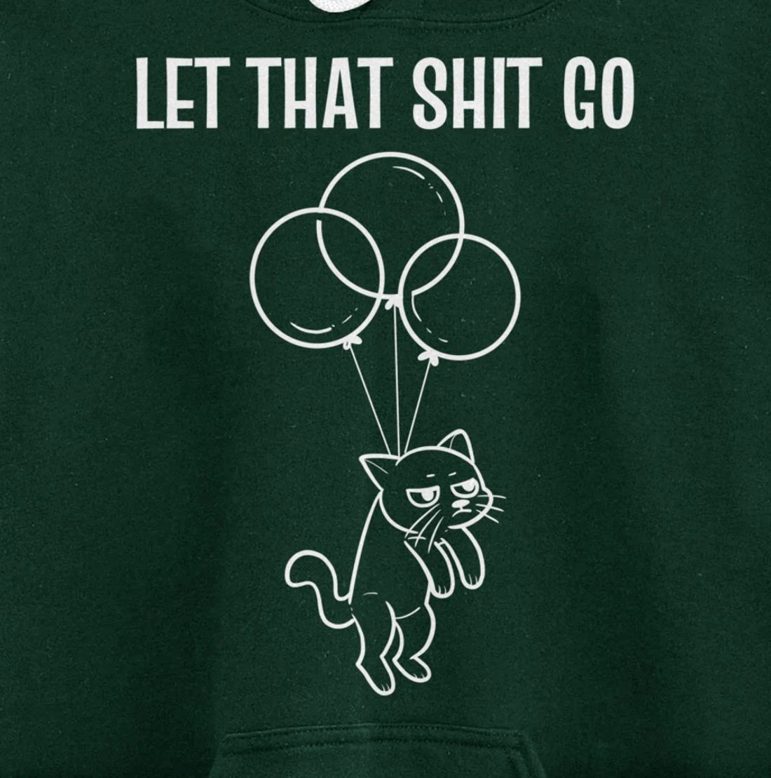 Let That Go Tidy Person Pullover Hoodie