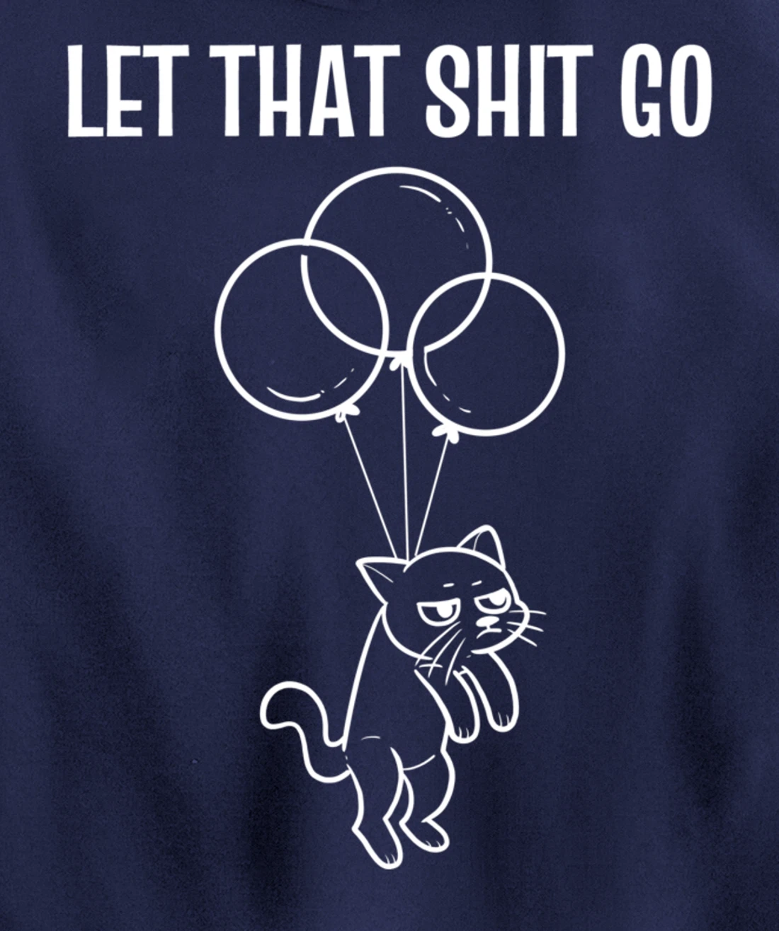 Let That Go Tidy Person Pullover Hoodie