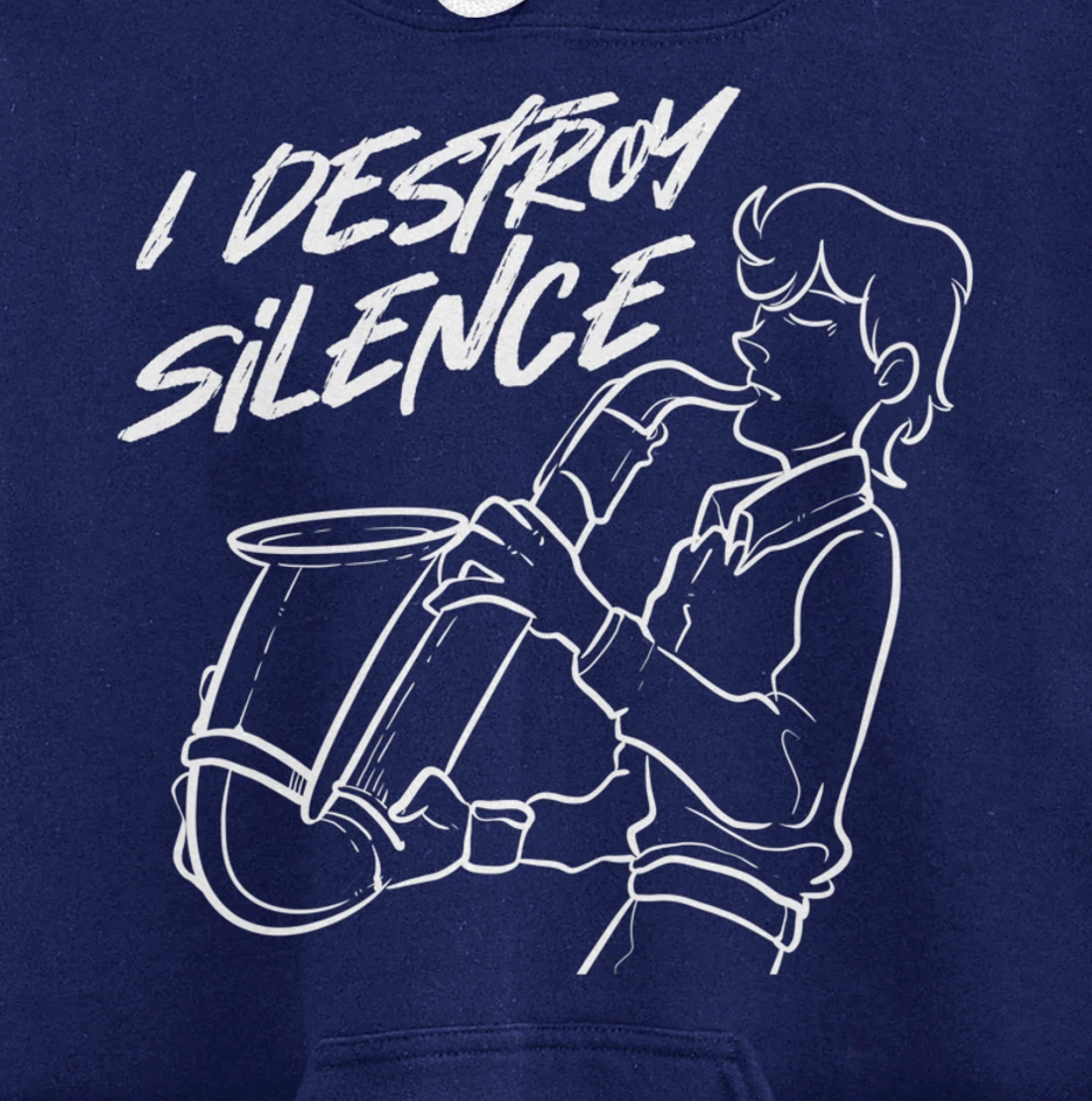 Destroy silence Band Member Pullover Hoodie
