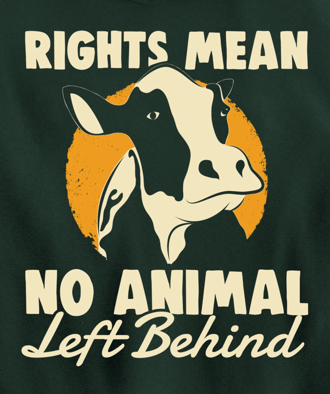 Support Animal Liberation Rights Vegan Activism Rescue Pets Pullover Hoodie