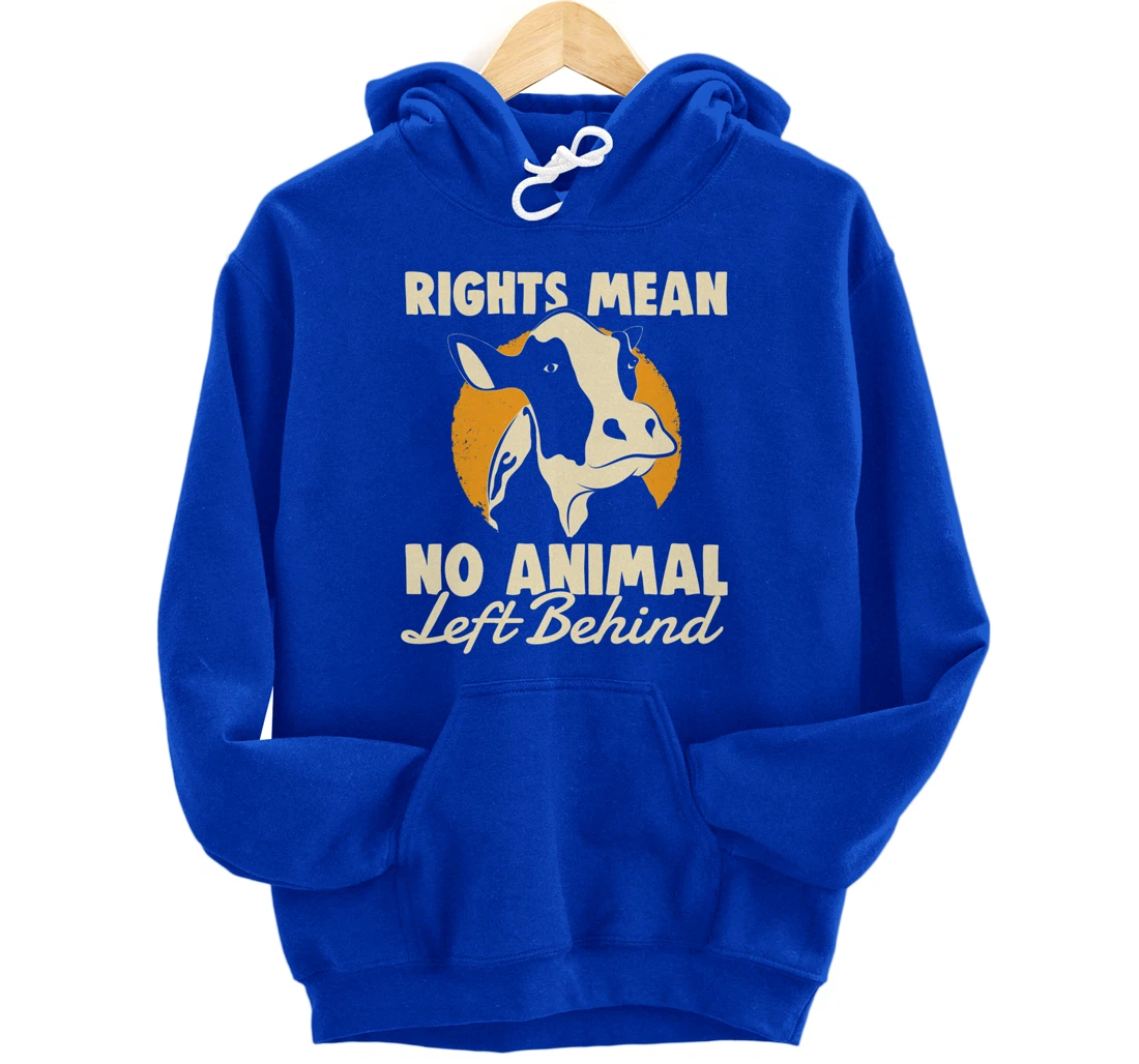 Support Animal Liberation Rights Vegan Activism Rescue Pets Pullover Hoodie