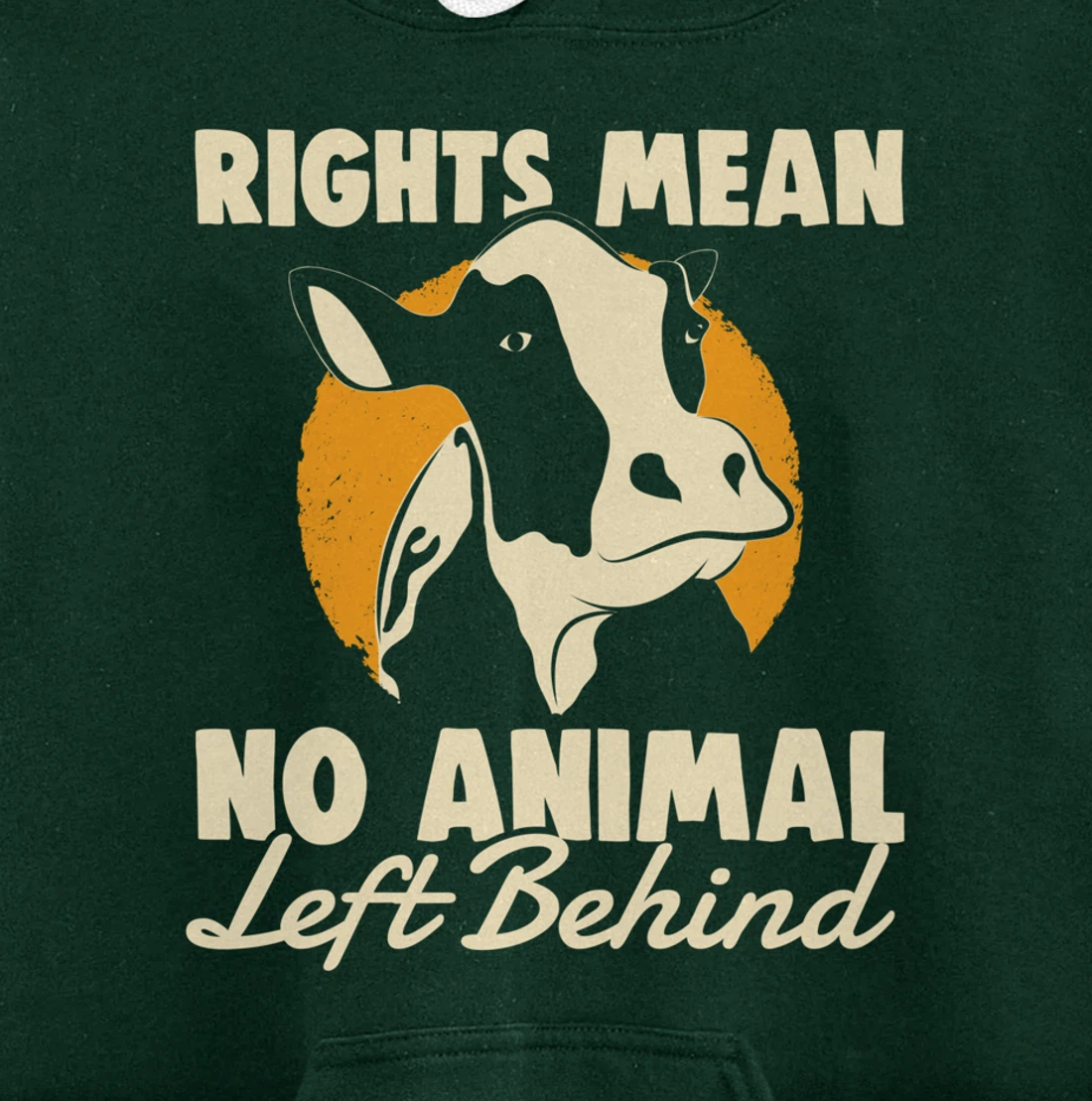 Support Animal Liberation Rights Vegan Activism Rescue Pets Pullover Hoodie