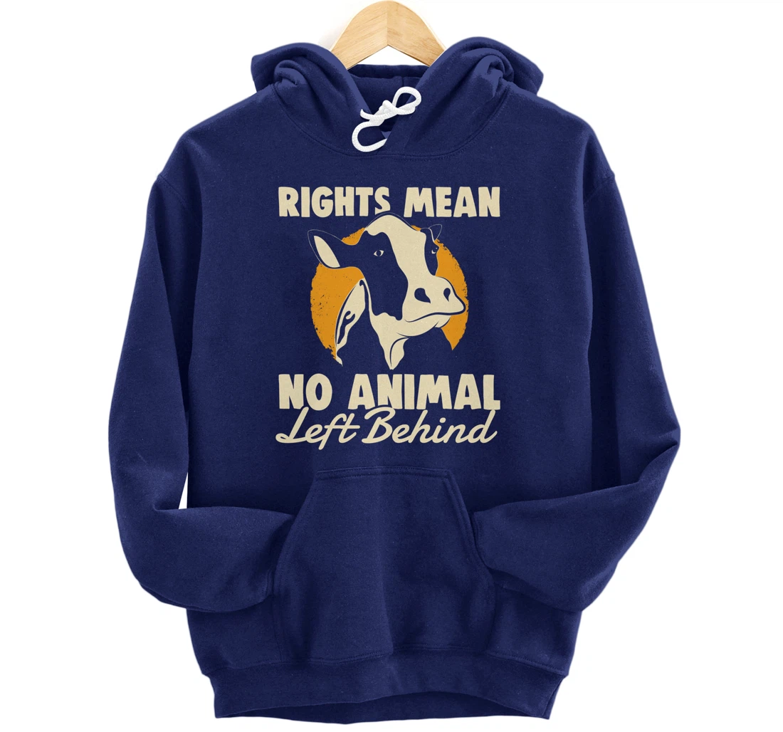 Support Animal Liberation Rights Vegan Activism Rescue Pets Pullover Hoodie