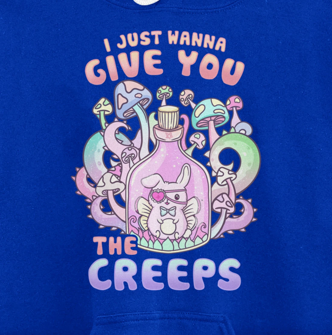 I Just Wanna Give You The Creeps I Pastel Goth Occult Pullover Hoodie