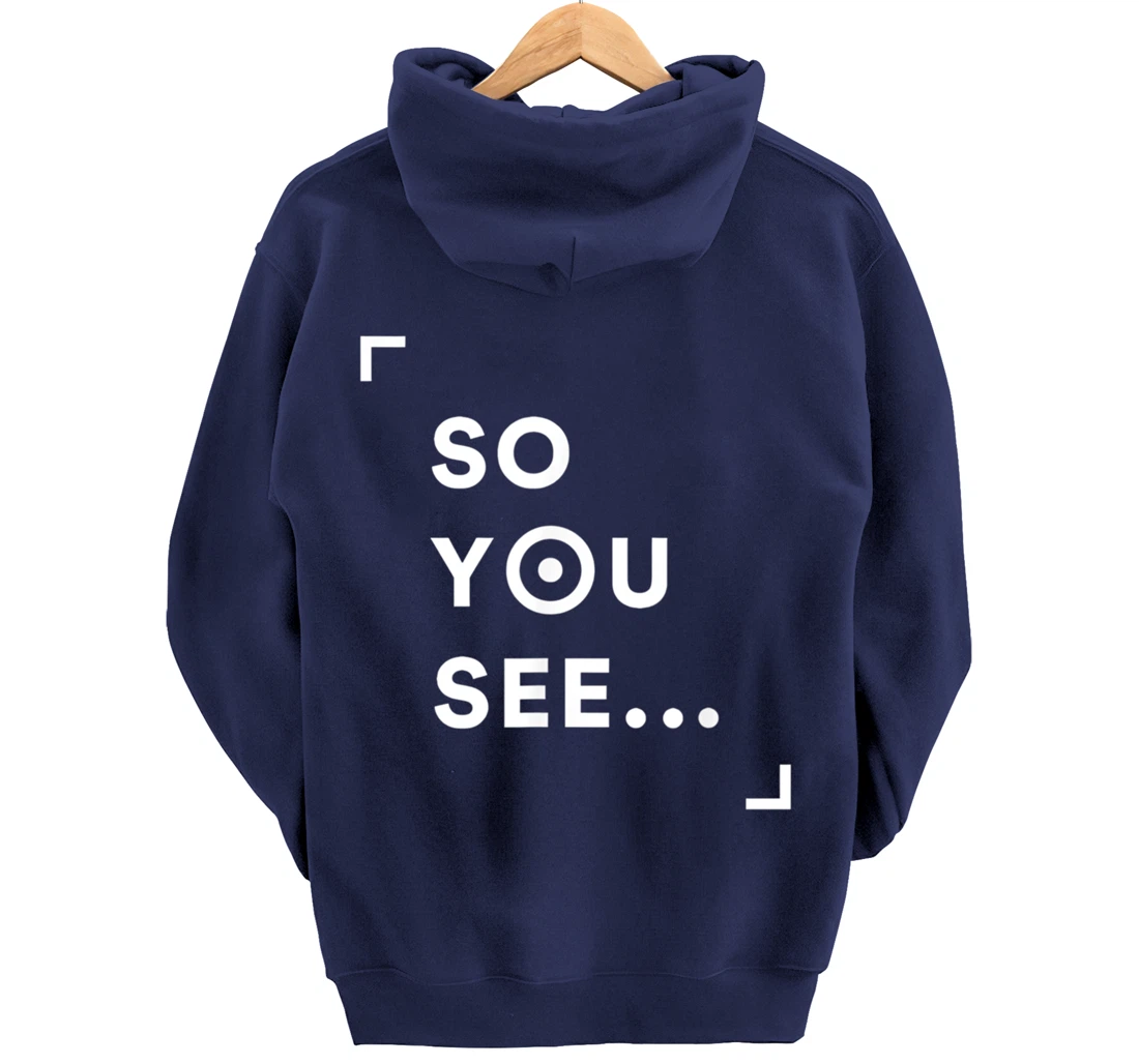 The text mann with studios Pullover Hoodie