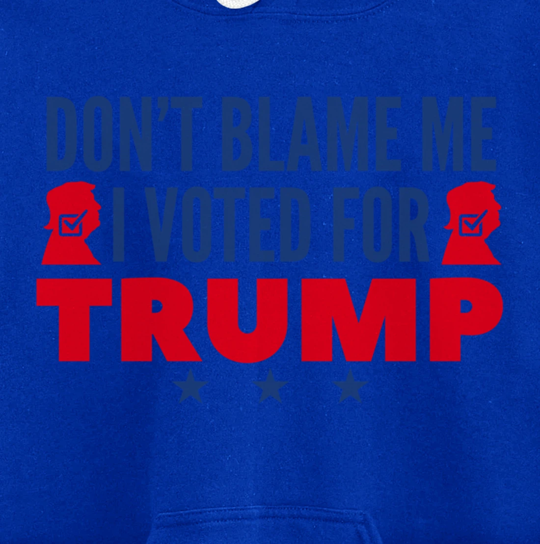 Don't Blame Me I Voted For Trump Pullover Hoodie