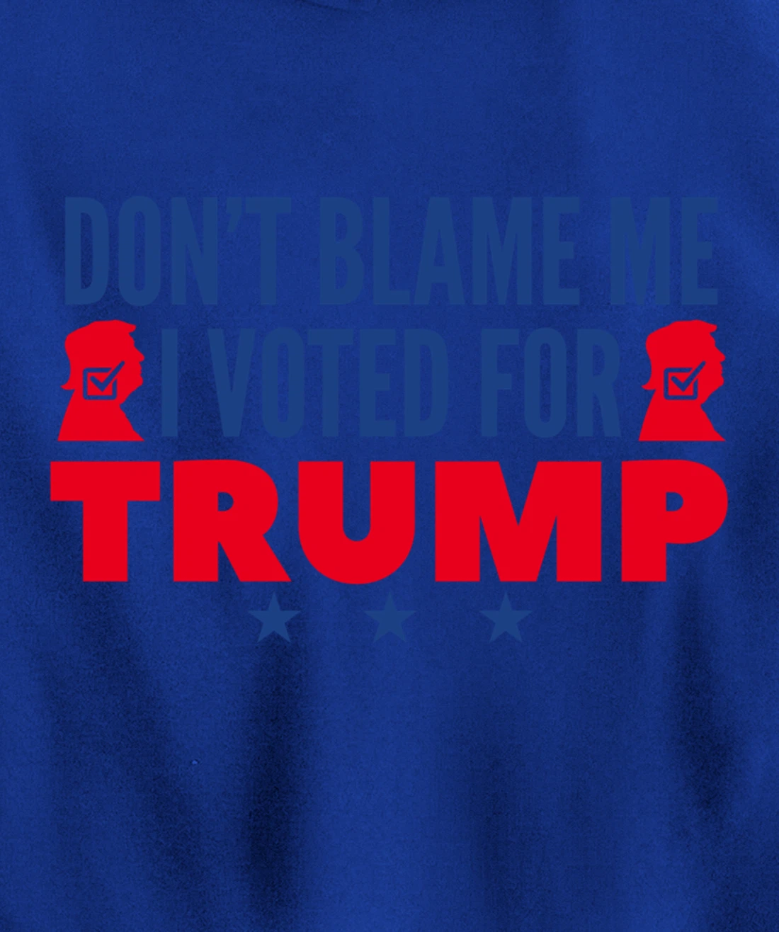 Don't Blame Me I Voted For Trump Pullover Hoodie