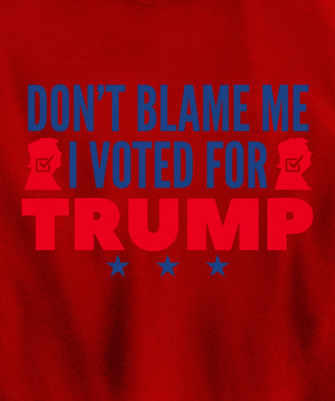 Don't Blame Me I Voted For Trump Pullover Hoodie