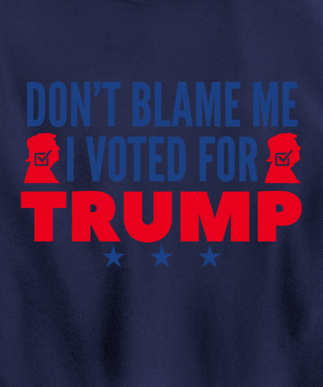 Don't Blame Me I Voted For Trump Pullover Hoodie