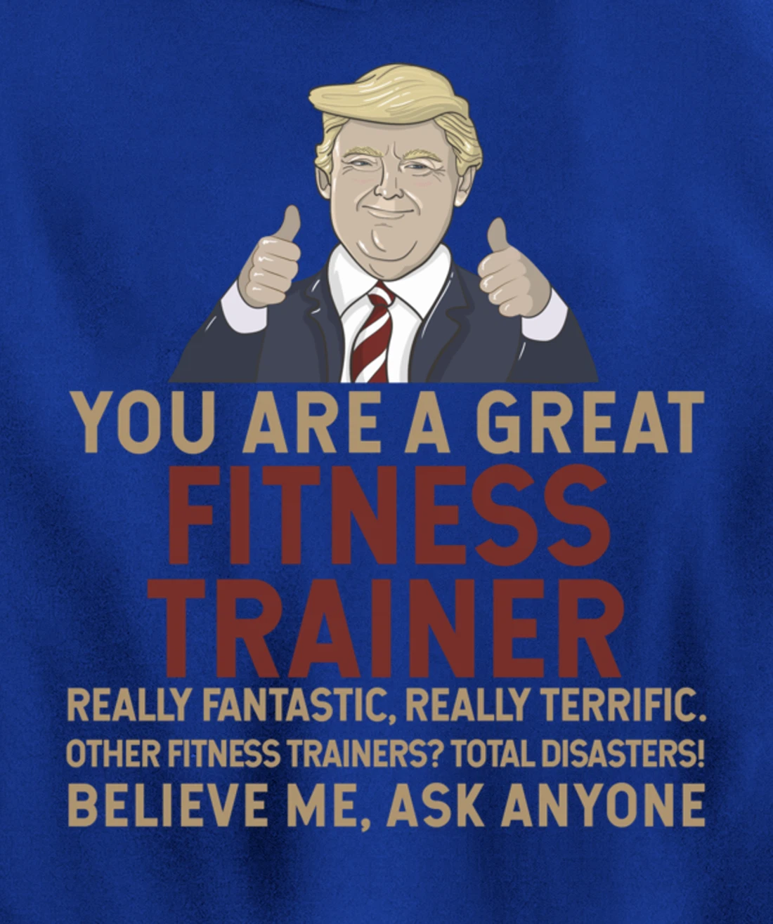 Trump You Are A Great Great Fitness Trainer Pullover Hoodie