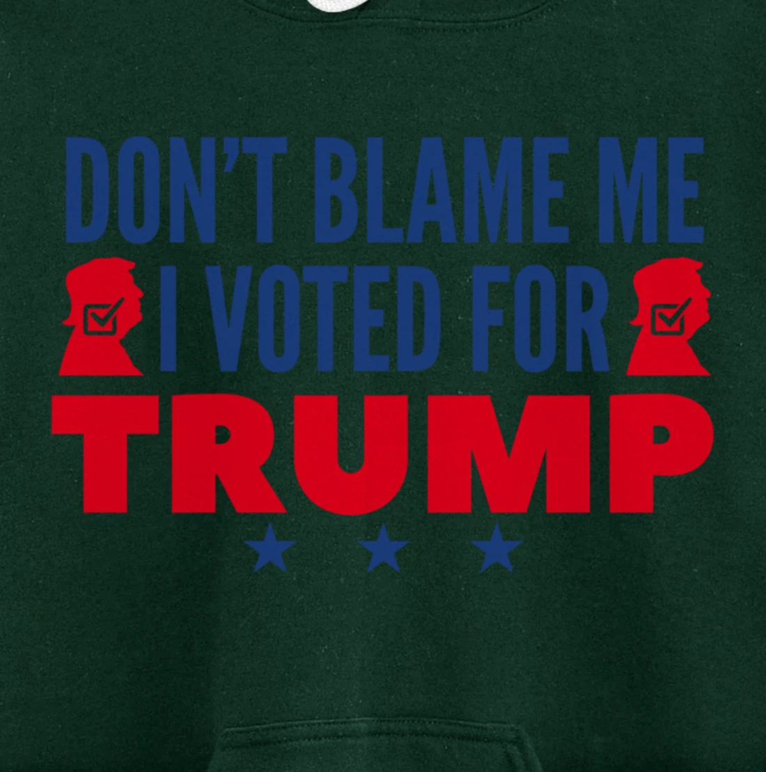 Don't Blame Me I Voted For Trump Pullover Hoodie