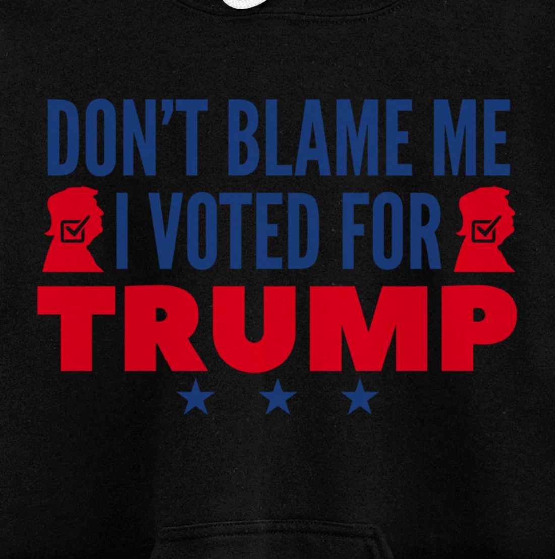 Don't Blame Me I Voted For Trump Pullover Hoodie