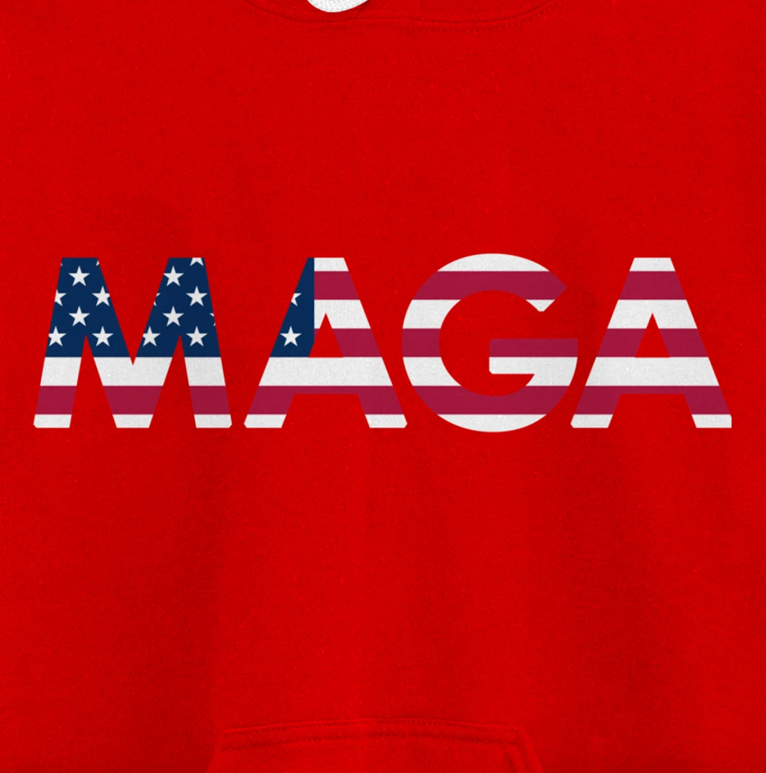 Original Trump MAGA American Flag MAGA America First MAGA Pullover Hoodie