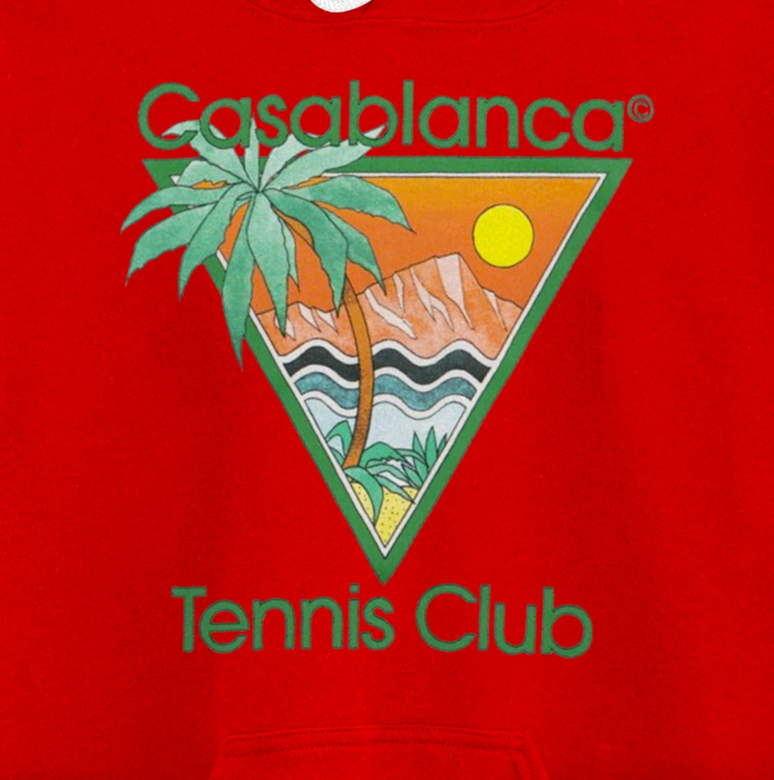 Casablanca tennis club Pullover Hoodie