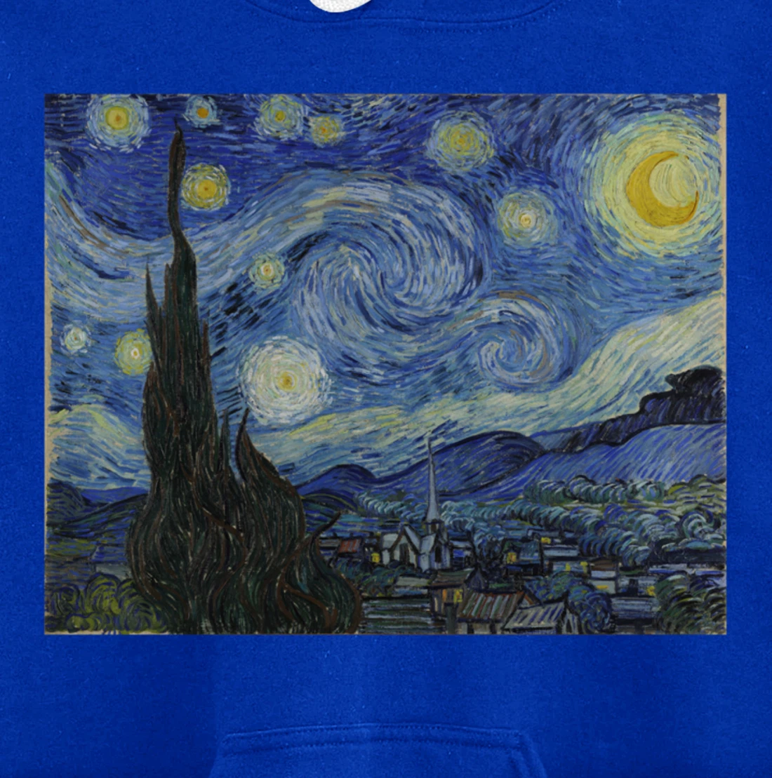 The Starry Night by Vincent van Gogh Pullover Hoodie