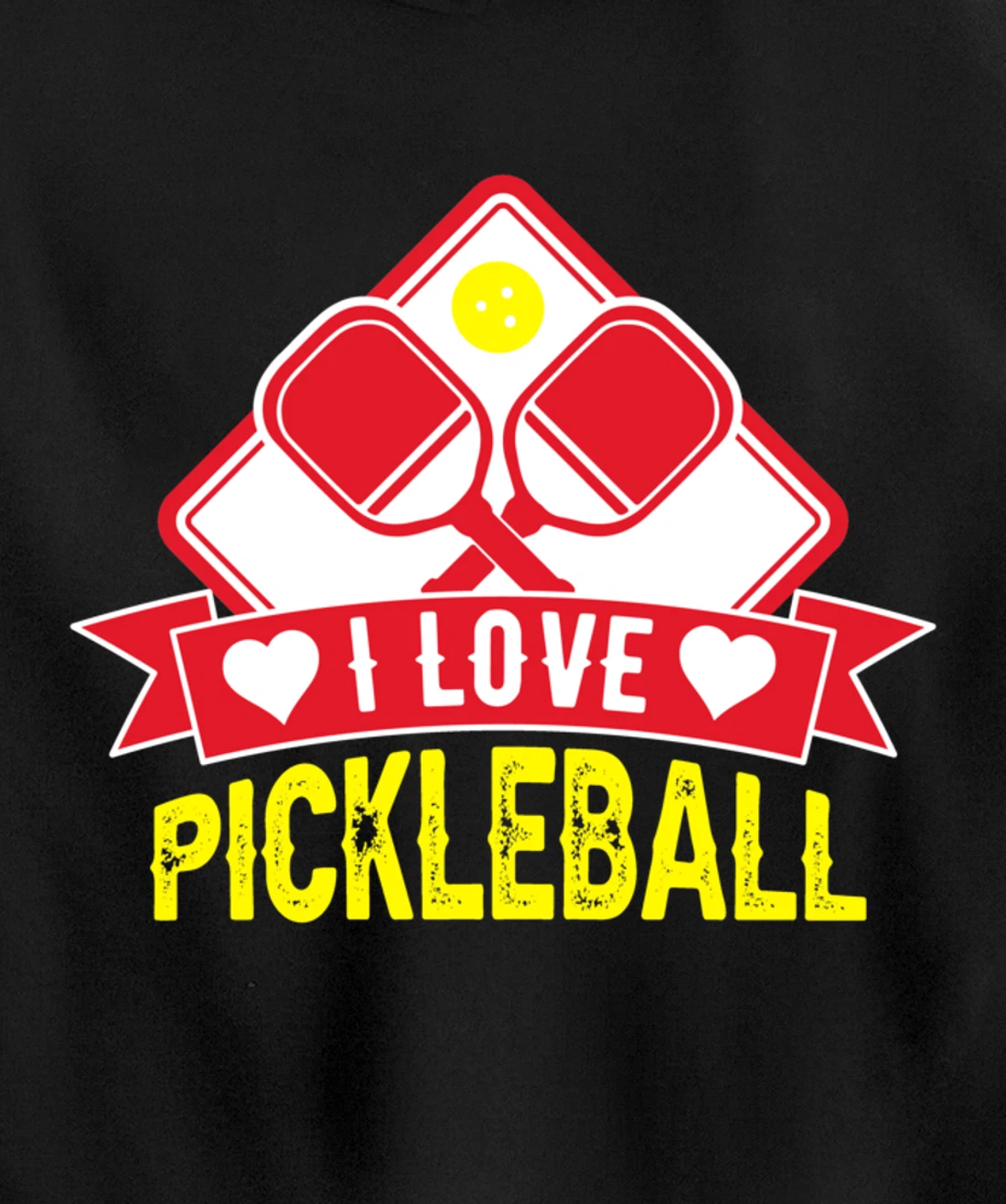 Vintage Retro Pickleball Player Paddleball Lover Dinking Pullover Hoodie