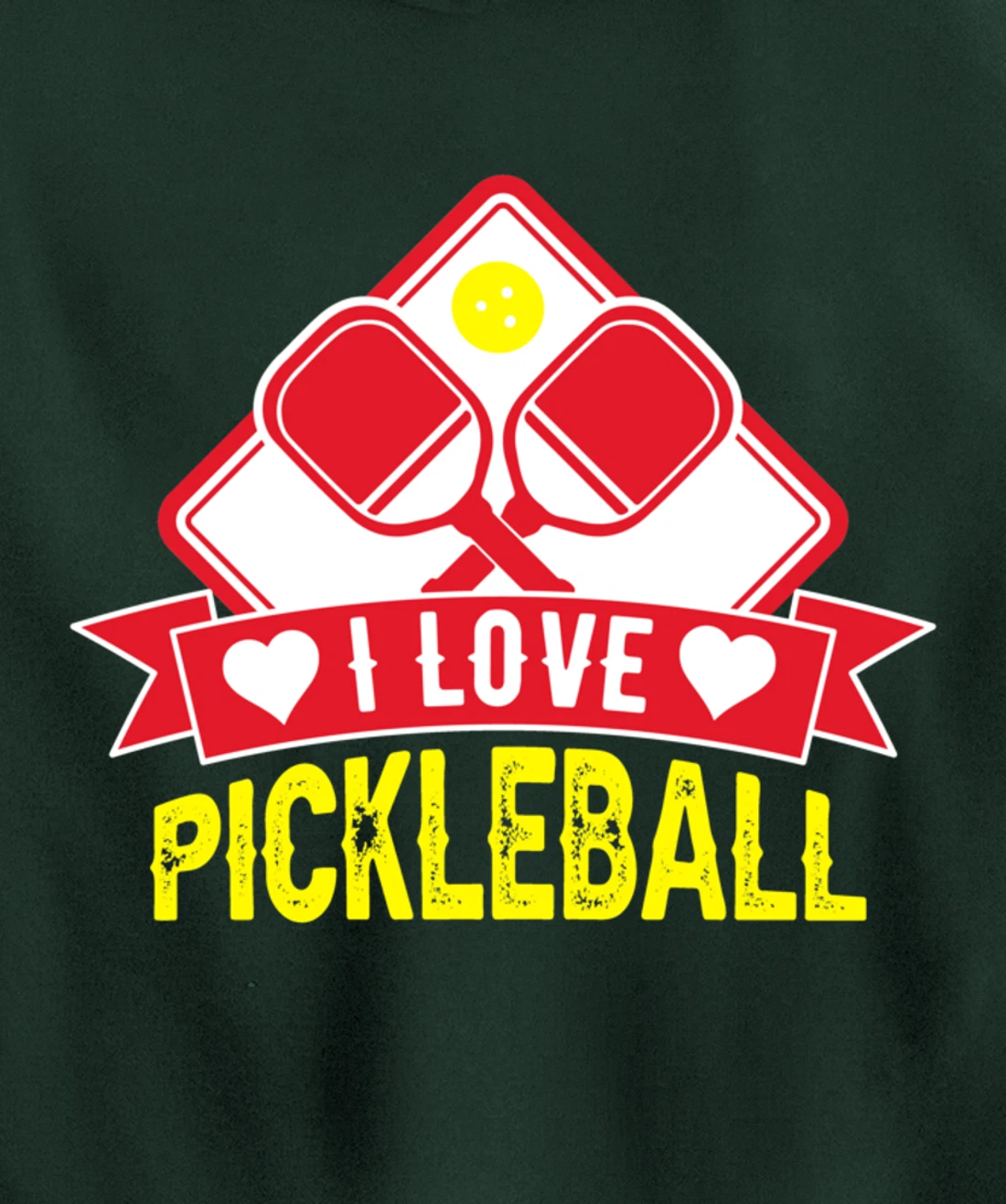 Vintage Retro Pickleball Player Paddleball Lover Dinking Pullover Hoodie