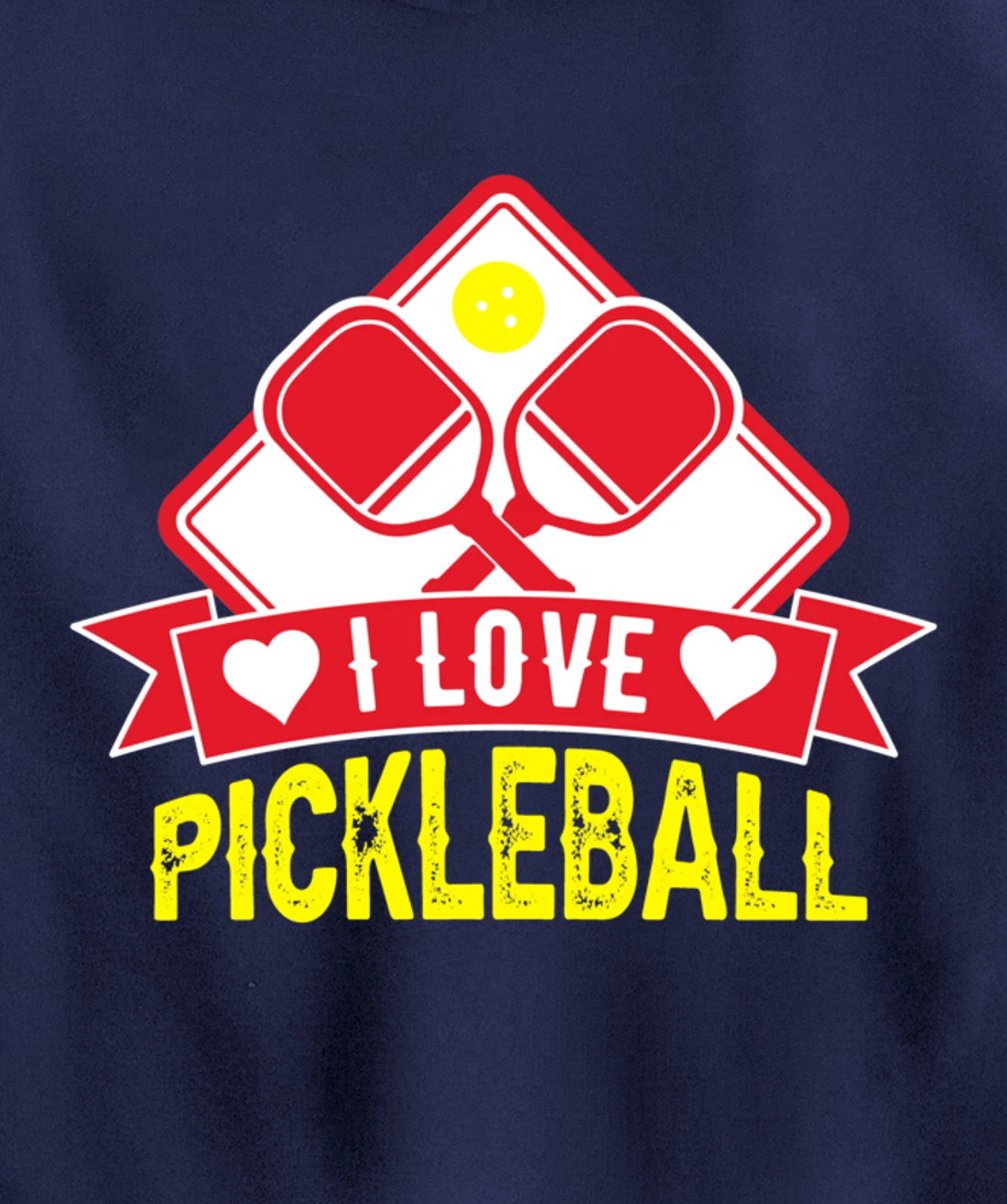 Vintage Retro Pickleball Player Paddleball Lover Dinking Pullover Hoodie