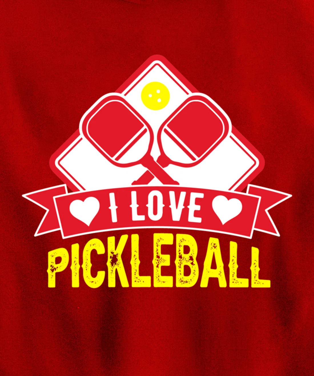 Vintage Retro Pickleball Player Paddleball Lover Dinking Pullover Hoodie