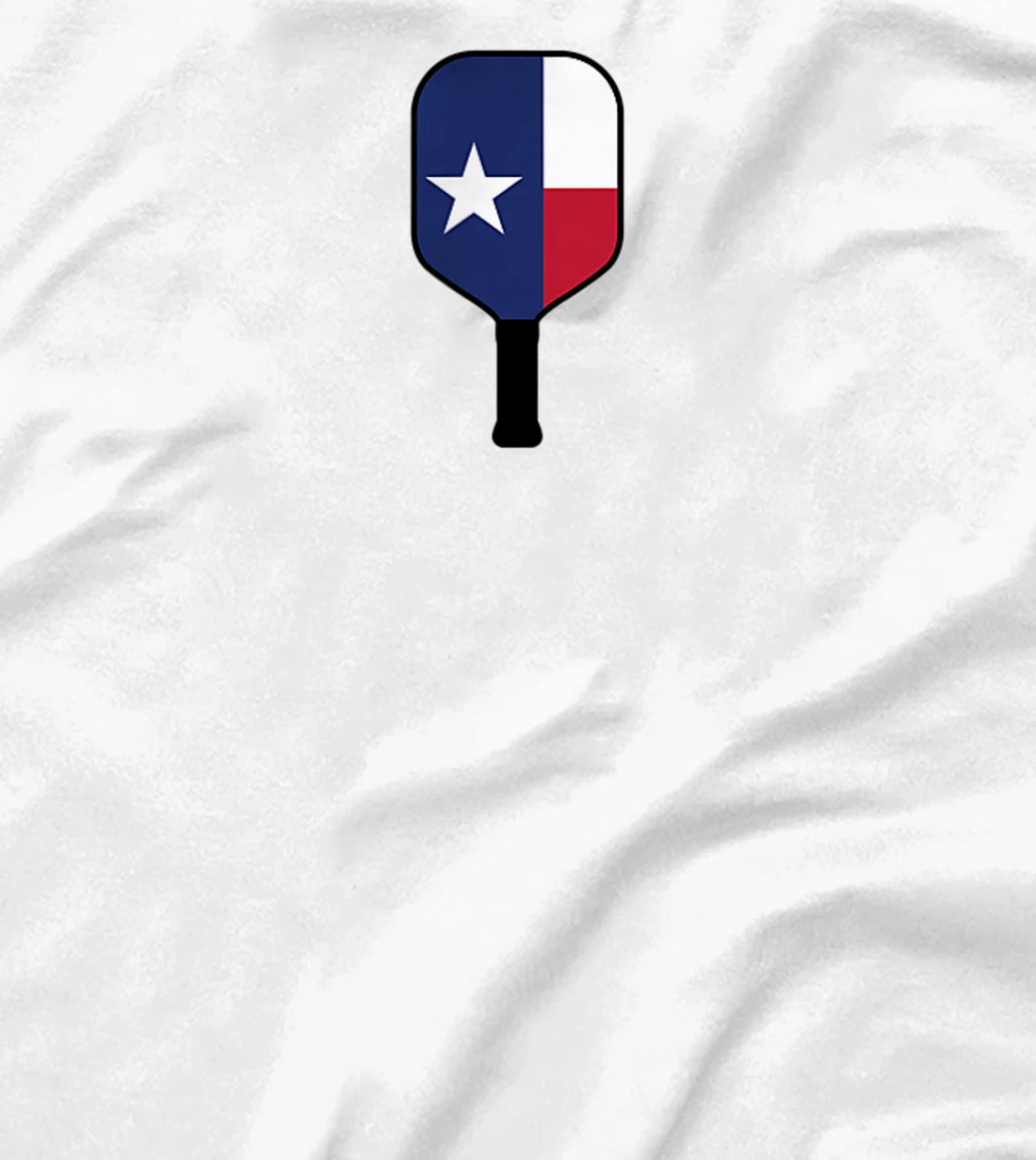 Texas Flag Pickleball Paddle T-Shirt
